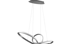 Stora Taklampor Ø70-150 Cm < Reality Sansa Takpendel 80cm LED i borstat stål
