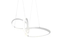Stora Taklampor Ø70-150 Cm-Reality Sansa Takpendel 80cm LED matt vit