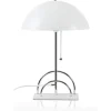 Bordslampor < Globen Lighting Sarah Bordslampa 50cm E27 Vit/Krom