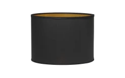 Cylinder Lampskärmar-PR Home Sara Lampskärm Metallinsida Ø30 Svart/Guld