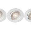 230V Led Spotlights < Llitt Sara 230V Spotlight 3000K 5,5W 3-pack Vit IP44