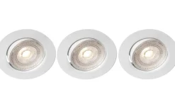 230V Led Spotlights < Llitt Sara 230V Spotlight 3000K 5,5W 3-pack Vit IP44
