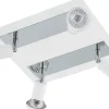 Takspot Med Minst 4 Lampor < Eglo Sarria Takspotlight 26cm GU10 LED 3000K 4x4,5W Vit