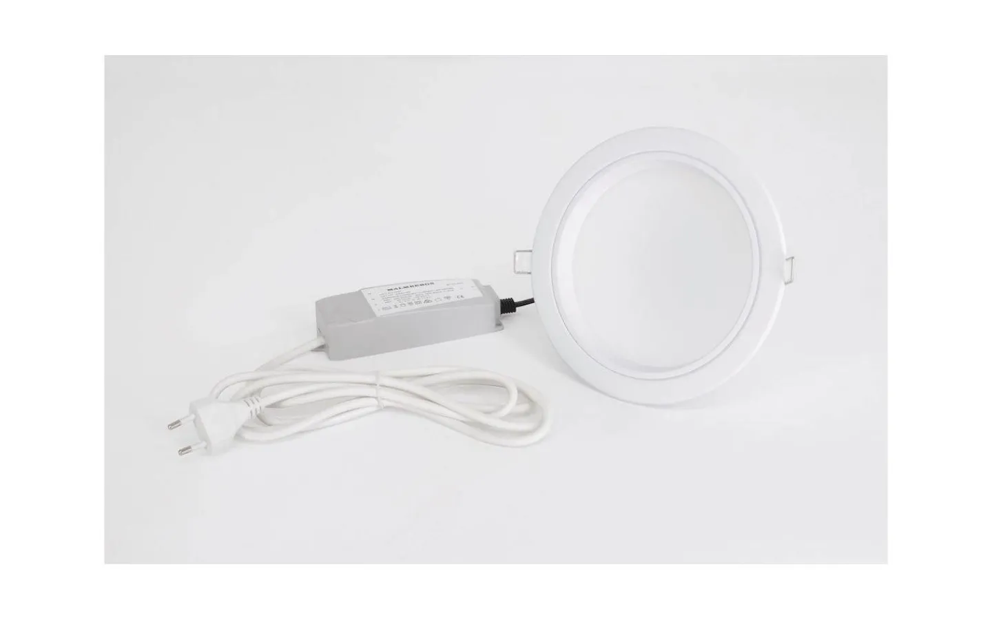 230V Led Spotlights|Led Paneler < Malmbergs Saturnus LED-Panel Hål Ø16,5cm 16W 3000K