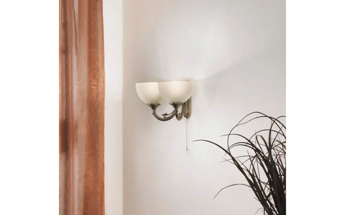 Lampetter < Eglo Savoy Vägglampa Dubbel Brons