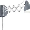 Läslampor-Reality Scissor Vägglampa E14 betong