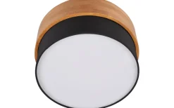 Plafonder-Trio Lighting Seasons Plafond 30cm E14 svart/trä