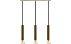 Avlånga Taklampor < Markslojd Sencillo Taklampa 3L 75cm Mässing