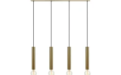 Avlånga Taklampor < Markslojd Sencillo Taklampa 4L 108cm Mässing