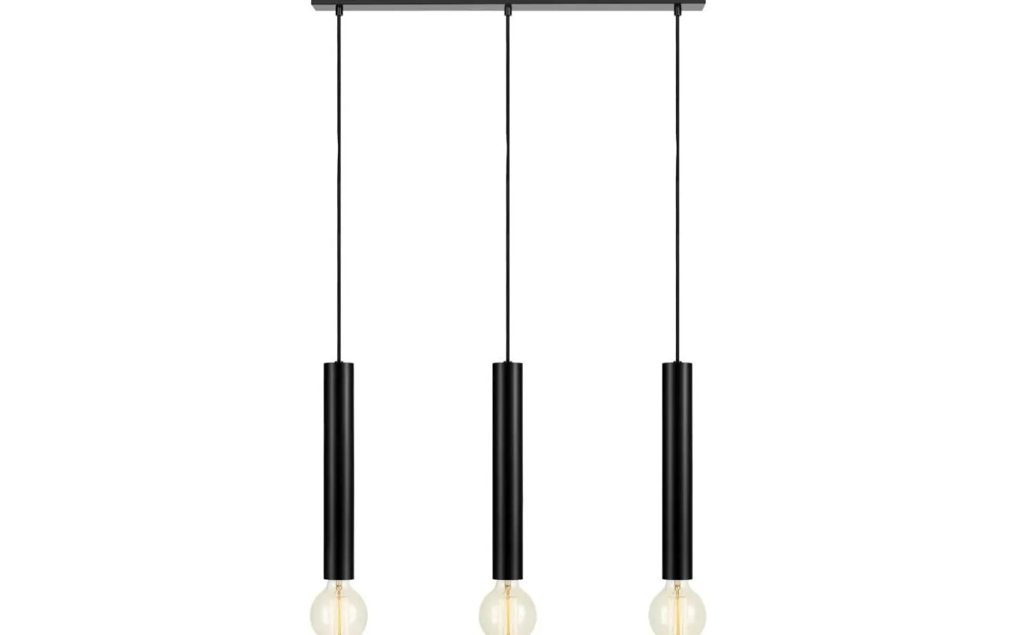 Avlånga Taklampor < Markslojd Sencillo Taklampa 3L 75cm Svart