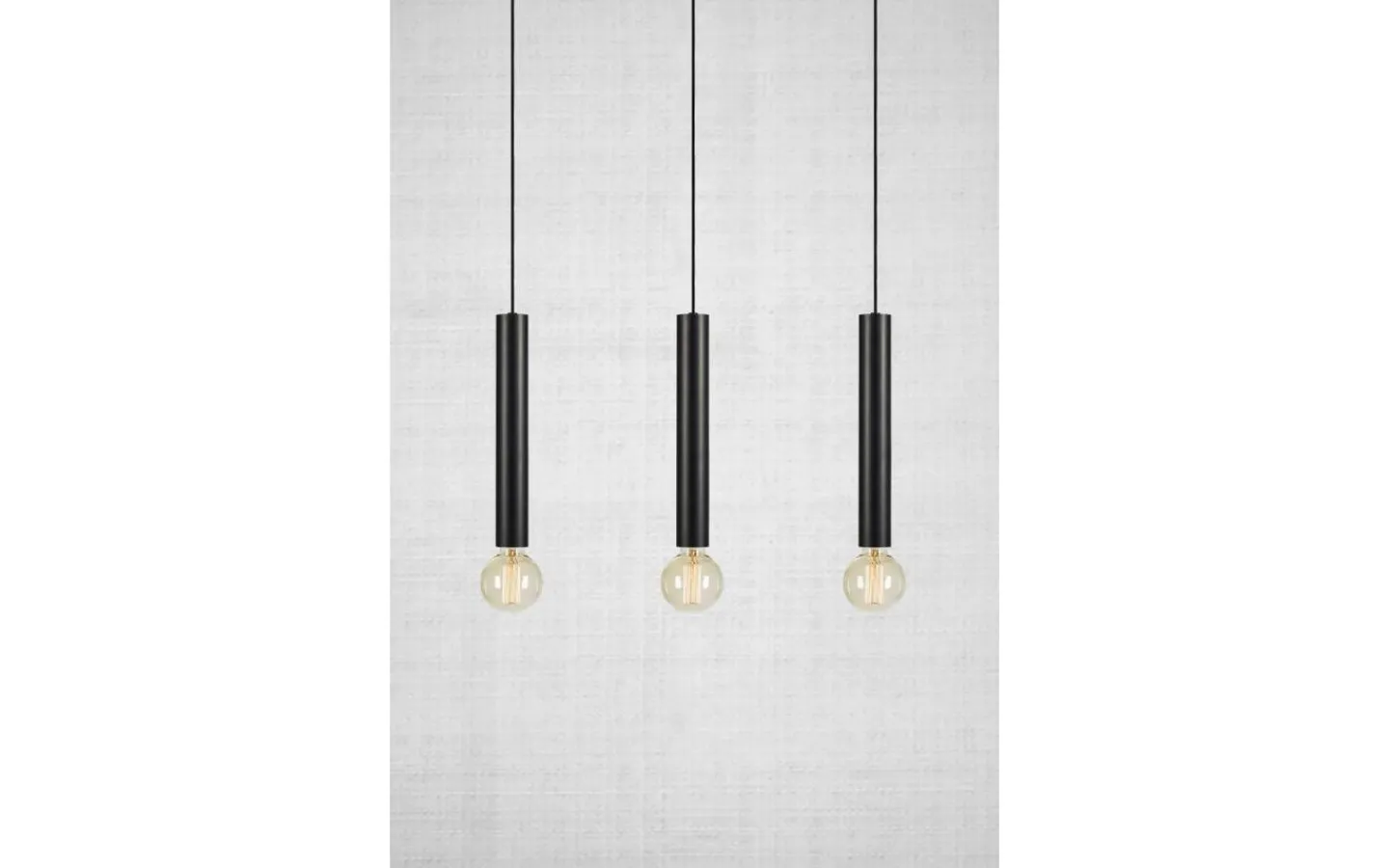 Avlånga Taklampor < Markslojd Sencillo Taklampa 3L 75cm Svart