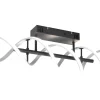 Plafonder < Trio Lighting Sequence Plafond LED borstad aluminium/mattsvart