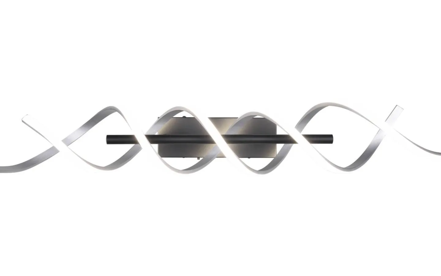 Plafonder < Trio Lighting Sequence Plafond LED borstad aluminium/mattsvart