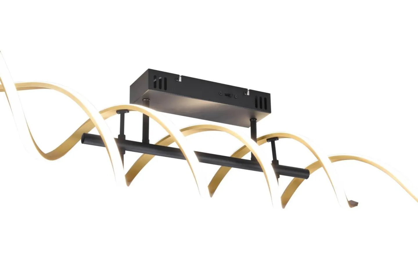 Plafonder < Trio Lighting Sequence Plafond LED matt mässing/matt svart