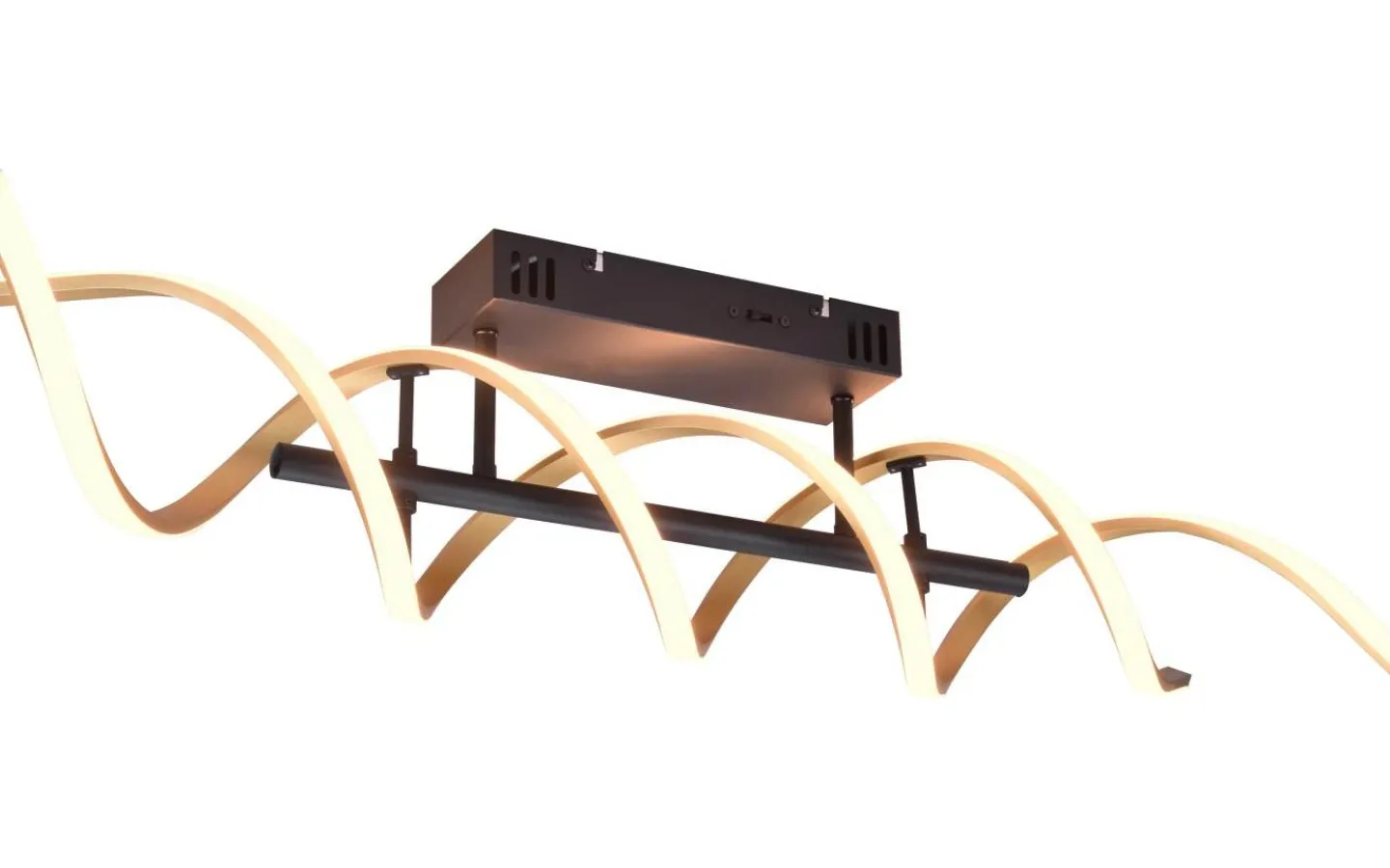 Plafonder < Trio Lighting Sequence Plafond LED matt mässing/matt svart