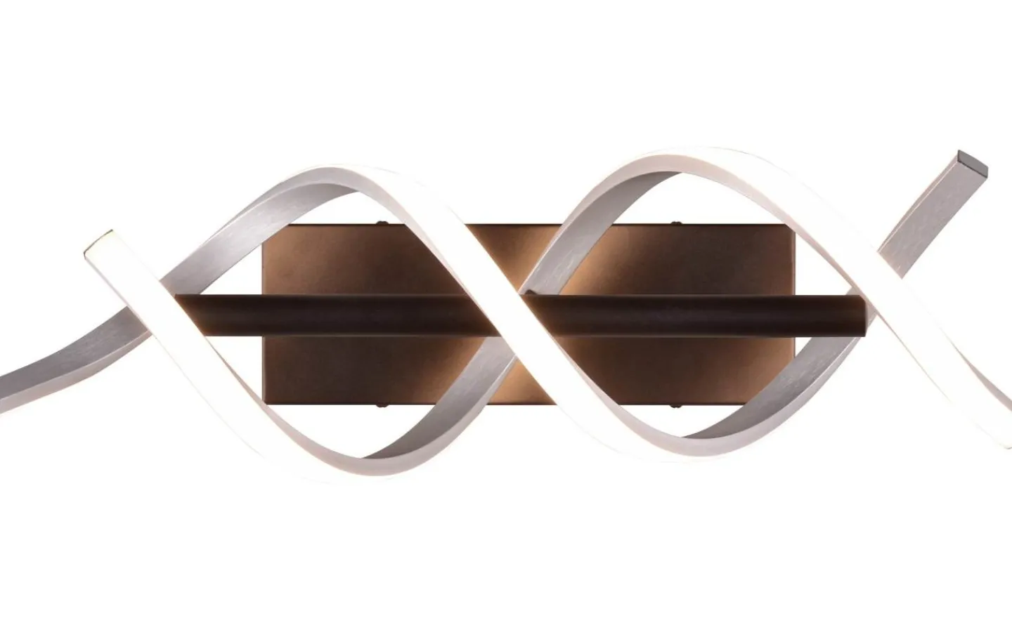 Lampetter-Trio Lighting Sequence Vägglampa LED borstad aluminium/mattsvart