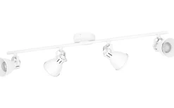 Avlånga Takspotlights|Takspot Med Minst 4 Lampor < Eglo Seras Takspotlight 77cm GU10 LED 3000K 4x3W Vit
