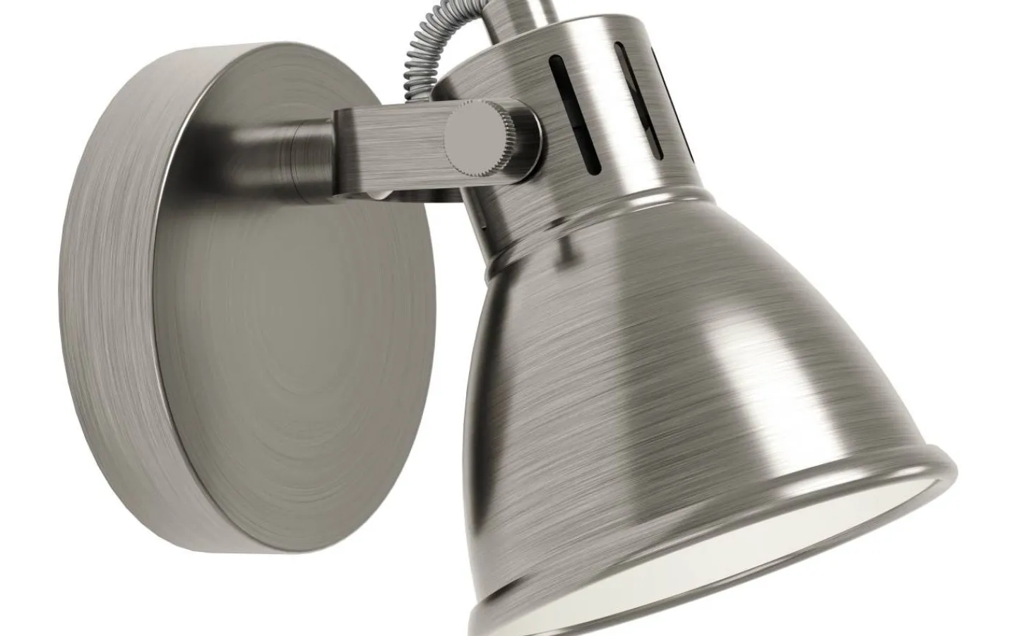 Takspot Med 1 Lampa < Eglo Seras Takspotlight 10cm GU10 LED 3000K 3W Nickel