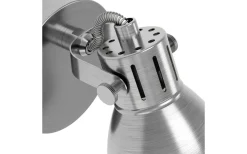 Takspot Med 1 Lampa < Eglo Seras Takspotlight 10cm GU10 LED 3000K 3W Nickel