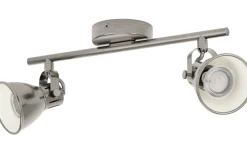 Avlånga Takspotlights|Takspot Med Minst 4 Lampor-Eglo Seras Takspotlight 77cm GU10 LED 3000K 4x3W Antik Nickel