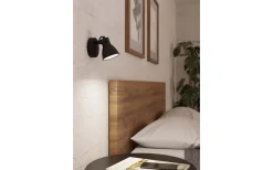 Läslampor-Eglo Seras Vägglampa LED 3000K 3W Svart