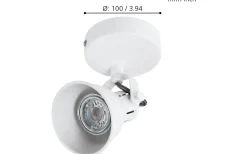 Läslampor < Eglo Seras Vägglampa LED 3000K 3W Vit