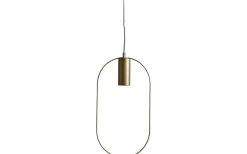 Kök & Matplats|Fönsterlampor-Star Trading Shape Oval Pendel Guld