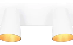 Takspot Med 2 Lampor < Trio Lighting Sharp Spotlight 2-delad GU10 matt vit/guld