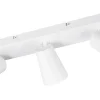 Avlånga Takspotlights|Takspot Med 3 Lampor < Trio Lighting Sharp Spotlight 3-delad GU10 matt vit/guld