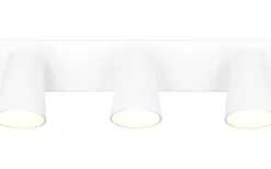 Avlånga Takspotlights|Takspot Med 3 Lampor < Trio Lighting Sharp Spotlight 3-delad GU10 matt vit/guld