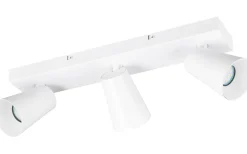 Avlånga Takspotlights|Takspot Med 3 Lampor < Trio Lighting Sharp Spotlight 3-delad GU10 matt vit/guld