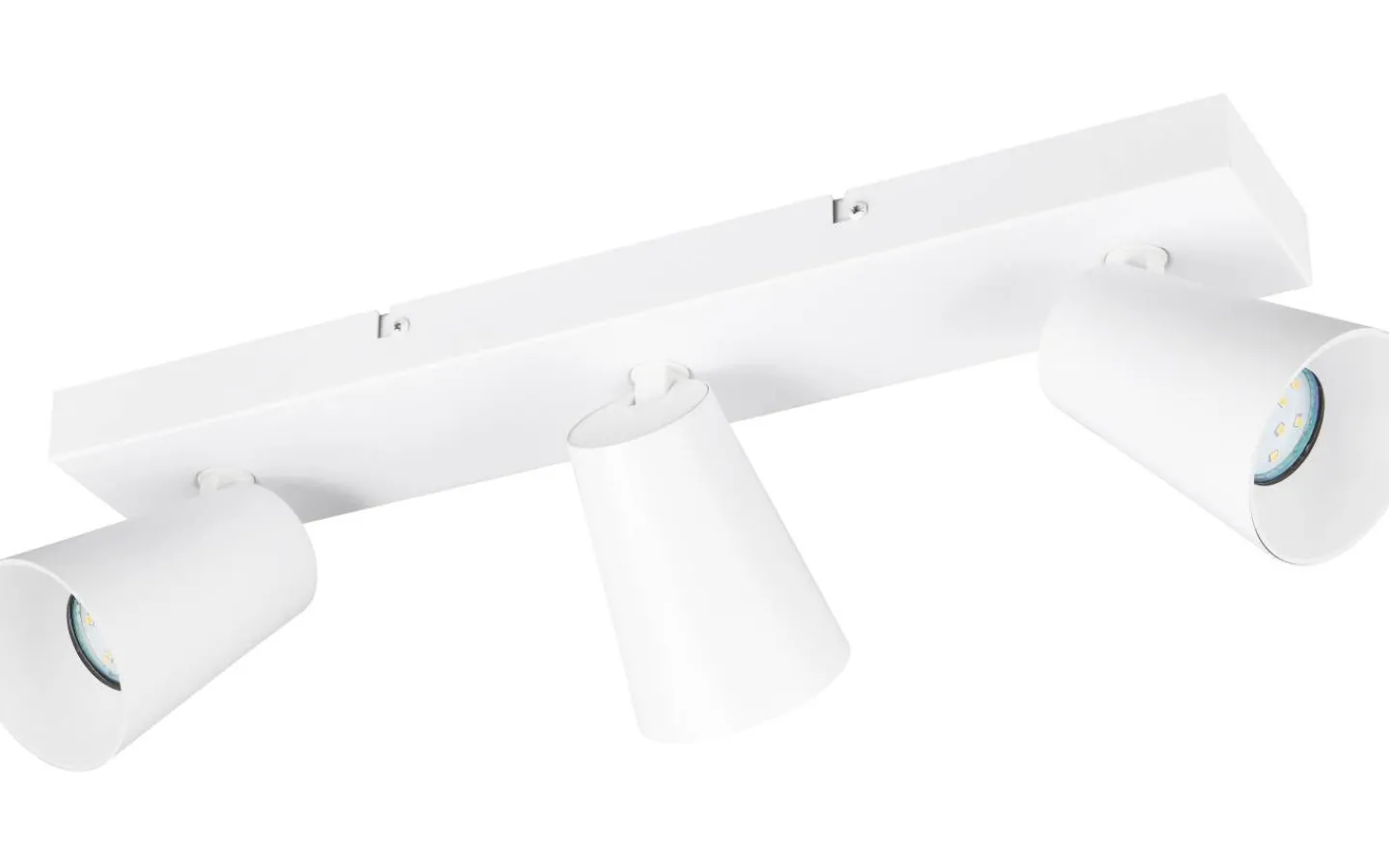 Avlånga Takspotlights|Takspot Med 3 Lampor < Trio Lighting Sharp Spotlight 3-delad GU10 matt vit/guld