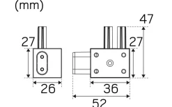 Bänkbelysning < Hidealite Shelf Line L-Skarv