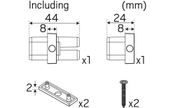 Kök & Matplats|Bänkbelysning < Hidealite Shelf Line Vit 2700K 230V 70cm