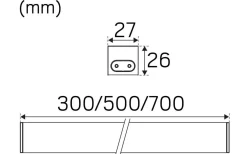 Bänkbelysning|Kök & Matplats-Hidealite Shelf Line Vit 4000K 230V 70cm