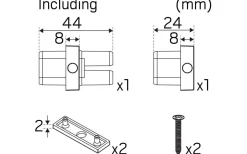 Kök & Matplats|Bänkbelysning-Hidealite Shelf Line Vit 3000K 230V 30cm