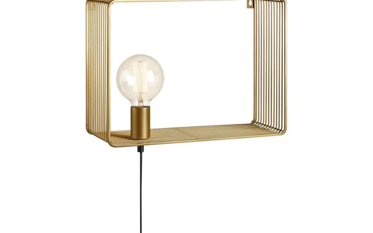 Vardagsrum|Hall & Trappa-Markslojd Shelf Vägglampa Guld