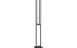 Golvlampor-Eglo Siberia Golvlampa 133cm med fjärr. LED 3000-6500K 34W Svart