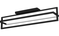 Plafonder-Eglo Siberia Plafond 78cm LED 3000-6500K 34W med Fjärrkontroll Svart