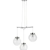 Stora Taklampor Ø50-69 Cm-Markslojd Sicily Pendel 3L Krom/Klar