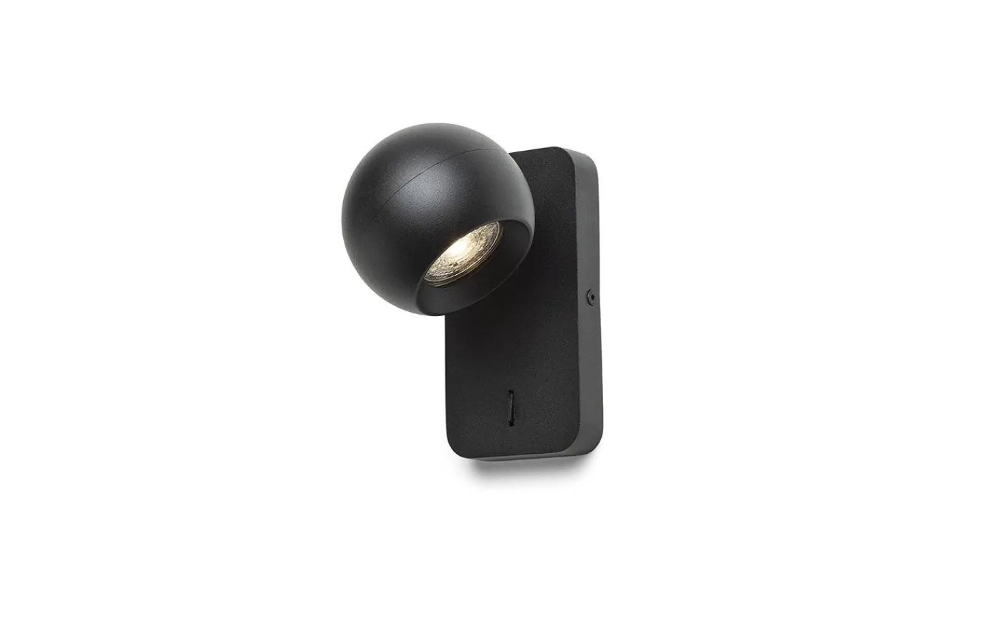 Läslampor < Rendl Siena Vägglampa 15cm Svart