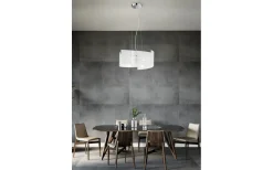 Stora Taklampor Ø50-69 Cm-Trio Lighting Signa Takpendel 50cm 3xE27 vit