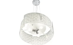 Stora Taklampor Ø50-69 Cm-Trio Lighting Signa Takpendel 50cm 3xE27 vit