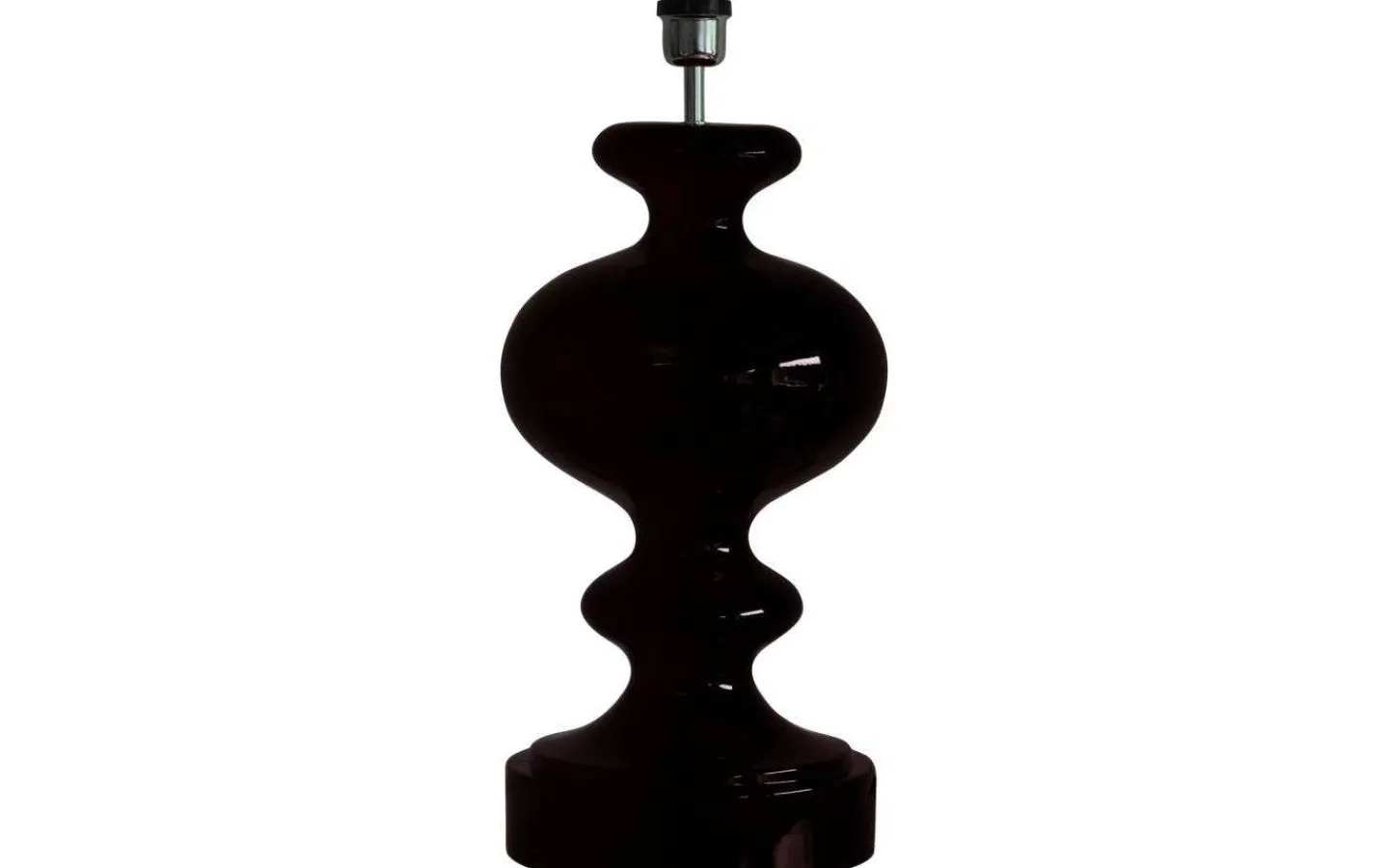 Lampfötter < Hallbergs Signature Lampfot 57cm Glossy Black
