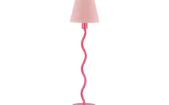 Enfärgade Runda Lampskärmar-Globen Lighting Sigrid Lampskärm Ø16cm Rosa