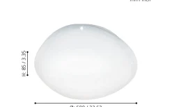 Plafonder-Eglo Sileras Plafond 60cm LED 2700-6500K 35W med Fjärrkontroll Vit