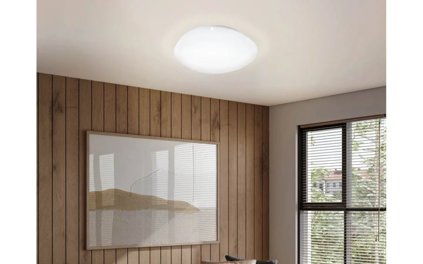 Plafonder-Eglo Sileras Plafond 45cm LED 2700-6500K 22,5W med Fjärrkontroll Vit