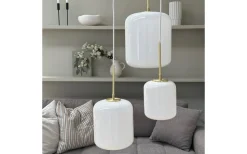 Fönsterlampor < Dyberg Larsen Silvia Fönsterlampa 20cm Opal/Mässing