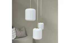 Fönsterlampor < Dyberg Larsen Silvia Fönsterlampa 20cm Opal/Mässing