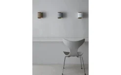 Vardagsrum|Hall & Trappa < Belid Sinne Vägglampa 17cm Grå/Mässing